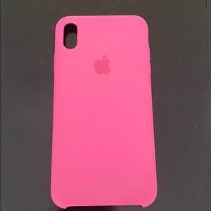 Pink Iphone x Max Apple Case
